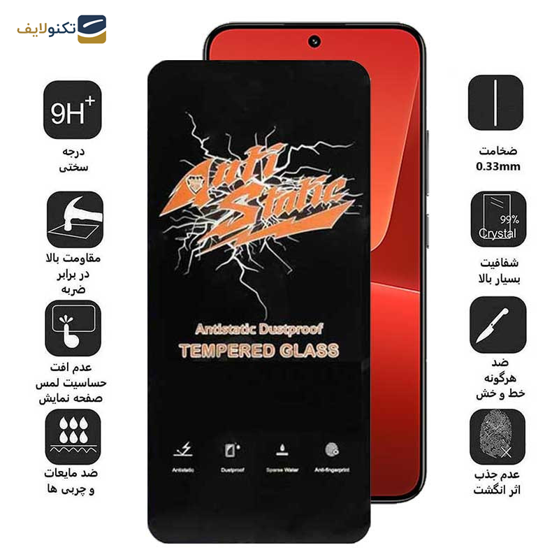 محافظ صفحه نمایش اپیکوی مدل Antistatic Dustproof مناسب برای گوشی موبایل شیائومی 13/ 14 - Epicoy Antistatic Dustproof Screen Protector For Xiaomi 13 / Xiaomi 14
